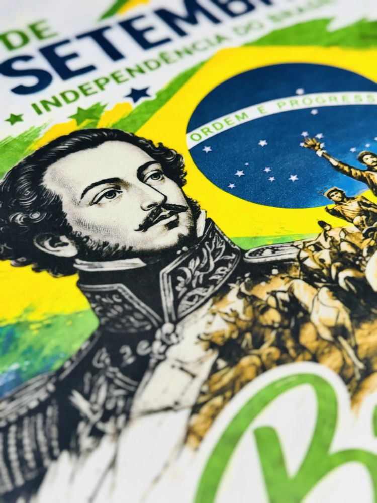 Camisa sublimada tema 7 de Setembro, Independência do Brasil